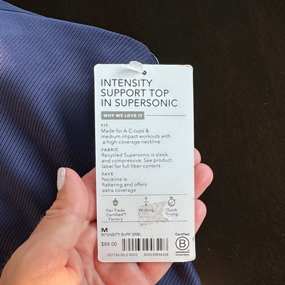 Athleta Navy Tank Top for Women - Picture 3 of 5